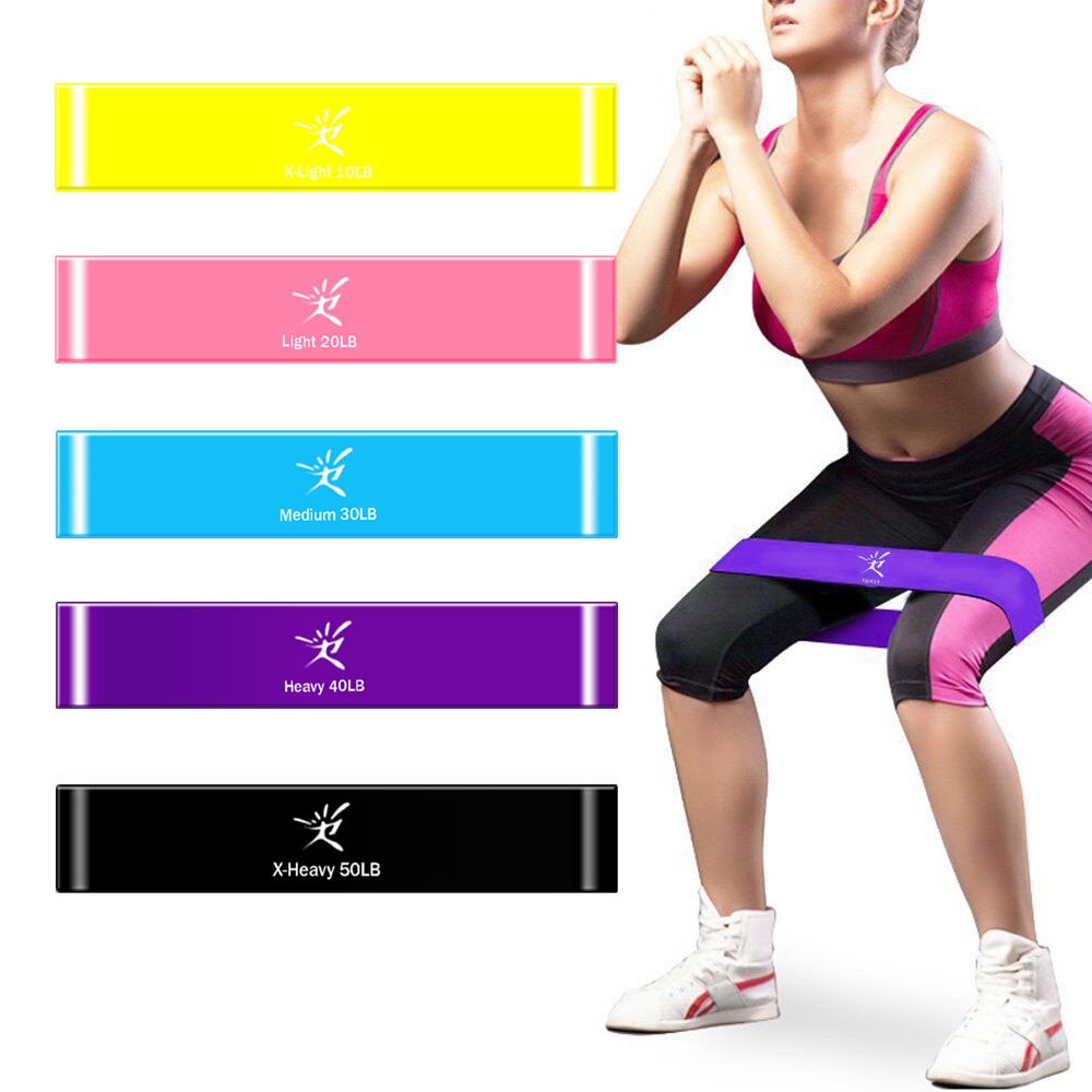 5-Color Latex Resistance Bands