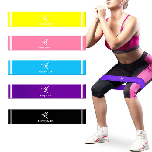 5-Color Latex Resistance Bands