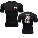 Anime Baki Compression Tshirts for Men Gym Workout
