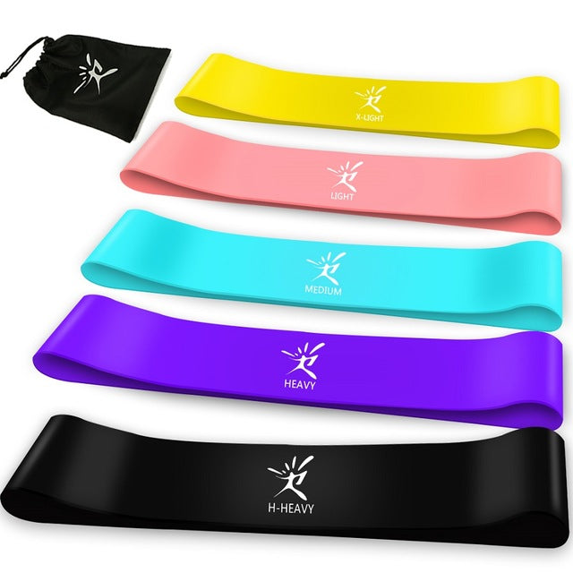 5-Color Latex Resistance Bands