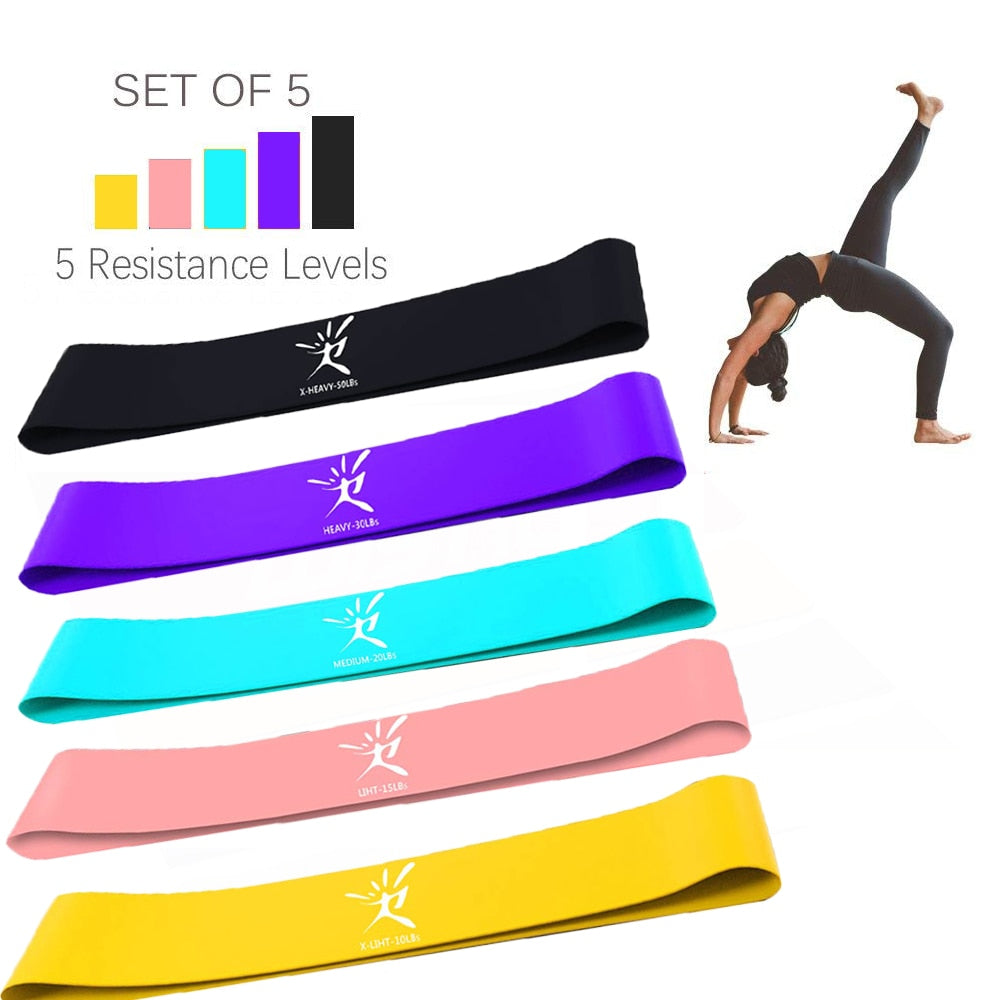 5-Color Latex Resistance Bands