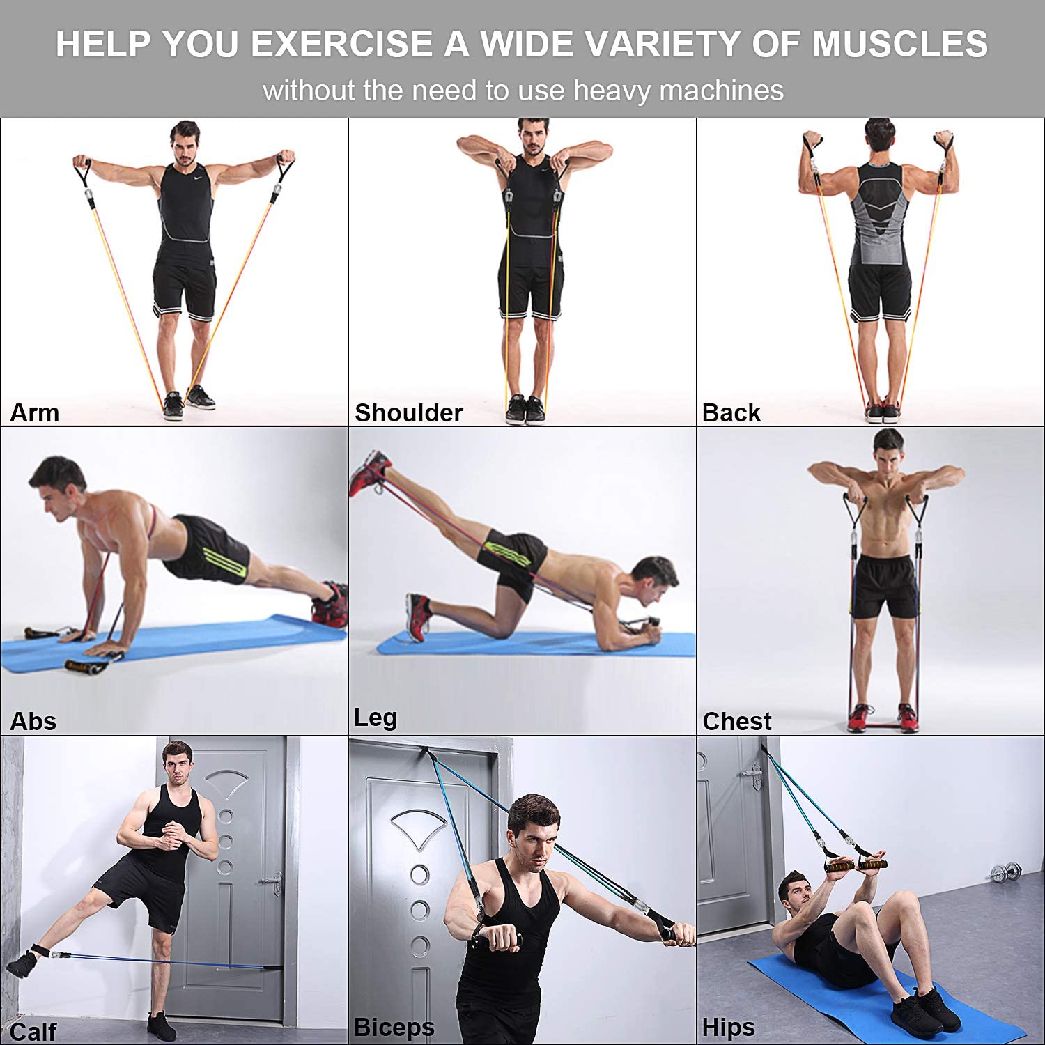 Resistance Bands Home Set